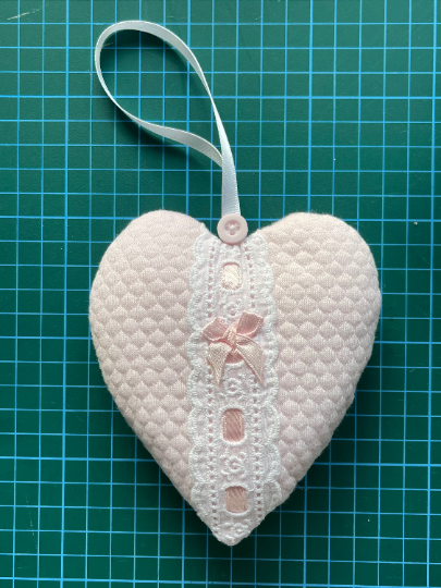 PDF Heart Sewing Pattern. Downloadable File. Full Instructions & Video Tutorial.