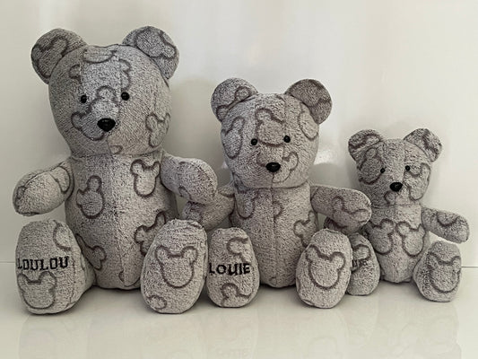 PDF Memory "Aza" Bear 3 Sizes Sewing Pattern New Design Full Instructions Video Tutorial